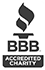 Better Business Bureau accredited charity.